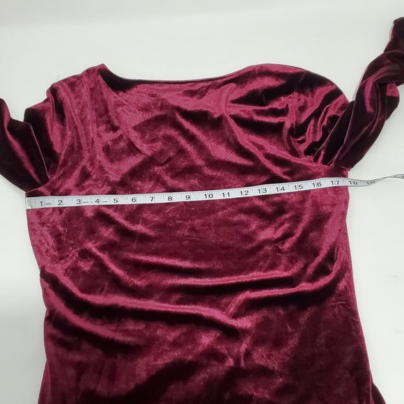 NWT Boden Suki Velvet Long Sleeve Blouse Sz 10 - Picture 5 of 8